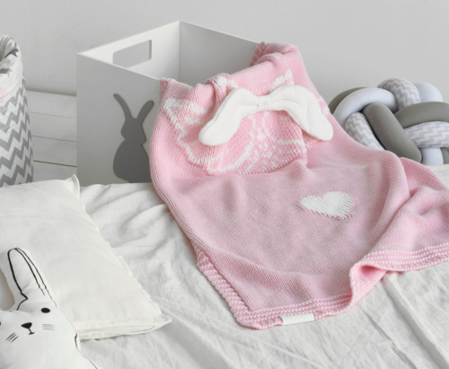 плед ангел 60*90 св.розовый в Ростове-на-Дону