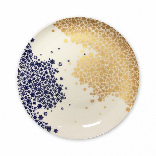 золотые снежинки, тарелка 265 мм в Ростове-на-Дону