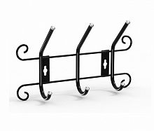 вешалка настенная graciya 3 чёрно-серая в Ростове-на-Дону