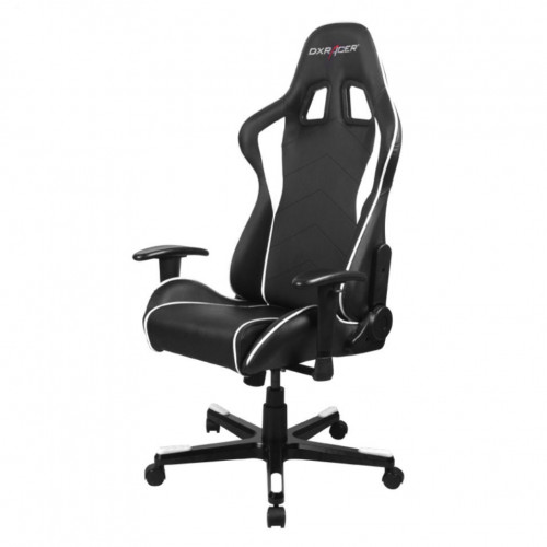 кресло геймерское dxracer formula черно-белое в Ростове-на-Дону