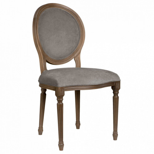 стул с овальной спинкой медальон серый микровелюр в Ростове-на-Дону