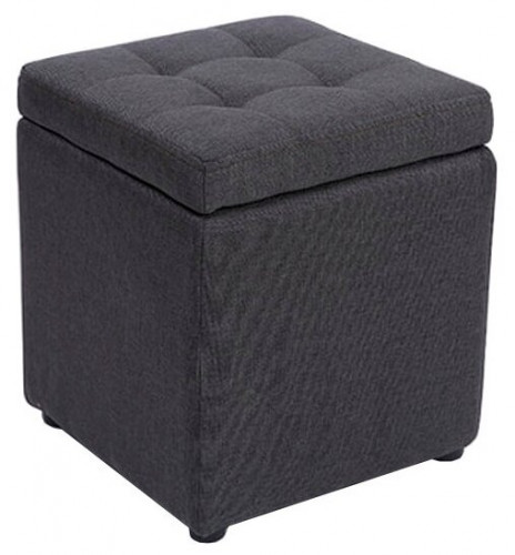 пуф шарм-дизайн евро с ящиком серый в Ростове-на-Дону