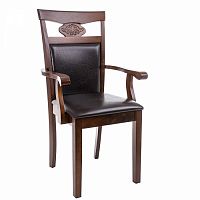 стул деревянный кресло luiza dirty oak / dark brown в Ростове-на-Дону