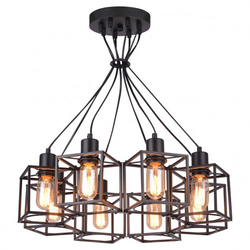 подвесная люстра lussole loft lsp-9541 в Ростове-на-Дону