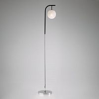 торшер eurosvet globe 01038/1 хром/черный в Ростове-на-Дону