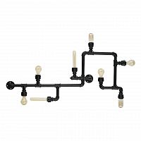 потолочная люстра ideal lux plumber pl8 nero в Ростове-на-Дону